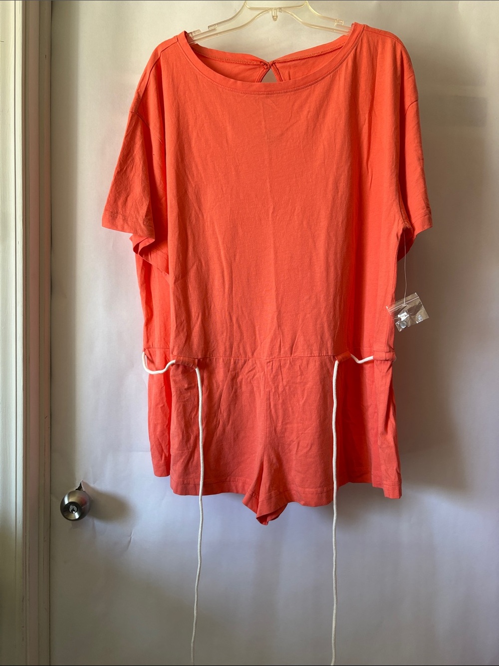 Free People Coral Short Sleeve Romper